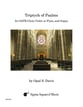 Triptych of Psalms SATB choral sheet music cover